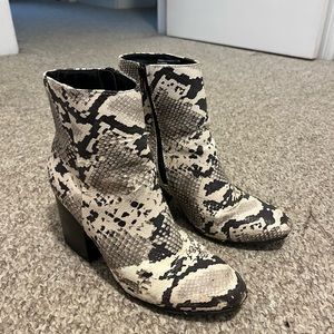 Steve Madden Snakeskin Booties!